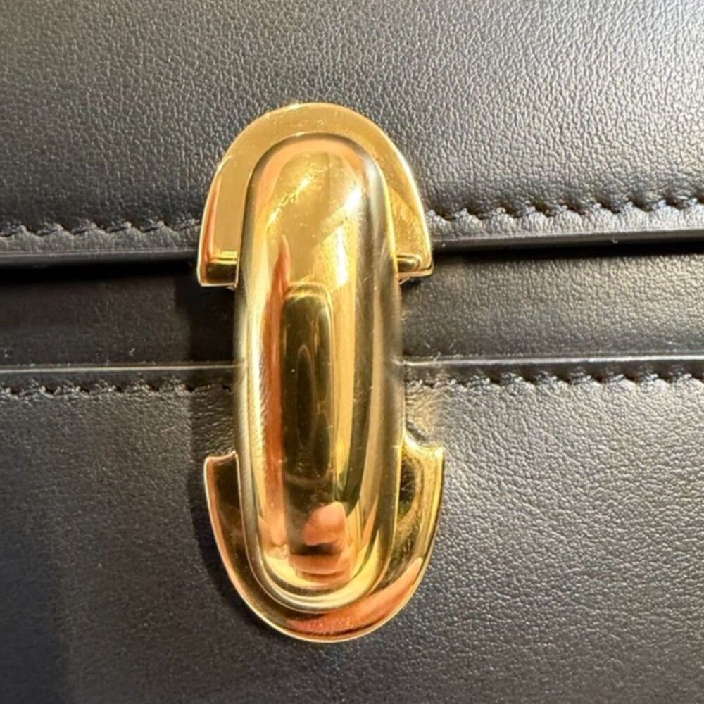 Savette Symmetry 19 in Black Leather NWT - Picture 3 of 9